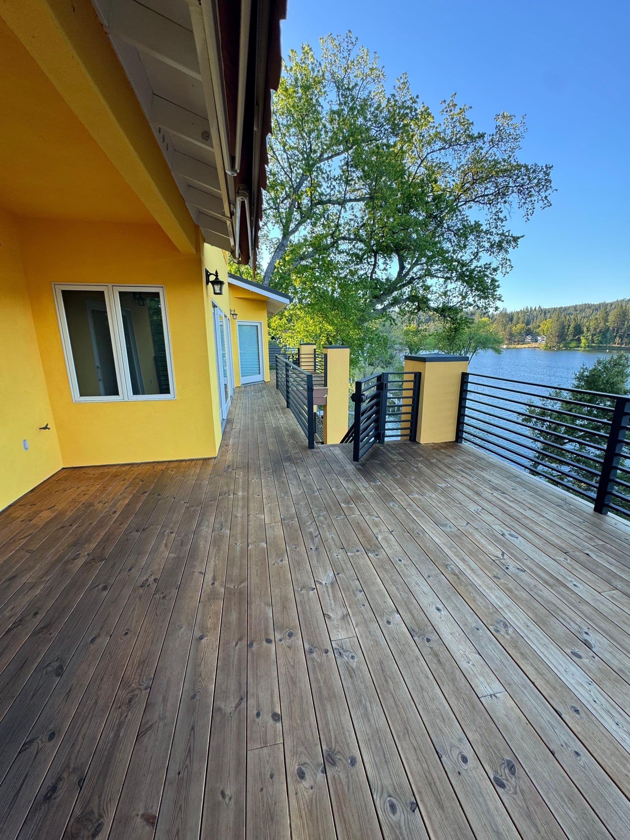 Wood deck and exterior paint work